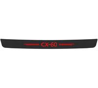 Car Rear Bumper Protectors for Mazda CX-60 CX60 2020 2021, Carbon Fiber Car Trunk Door Sill Edge Anti-Scratch Decorative Strips Styling Accessories