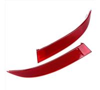 Car Rear Bumper Reflector Red Lens Warning Reflective Strips Compatible With BMW For X5 30dX N57 35dX M57N2 40iX N55 35iX N55 2011-2013 Tail Bumper Reflector