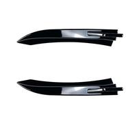 Car Rear Bumper Side Splitter Cover For BMW For 3 Series F30 320i 325i 2013-2019 Boot Lower Spoiler Corner Guard Plate Board Car Rear Wing Spoiler(Glossy Black)