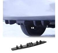 Car Rear Bumper Spoiler Diffuser for Ford Focus 4 Kombi (2018-heute), ABS Rear Bumper Splitter Lip Carbon Spoiler Fin Protector Decoration,Black