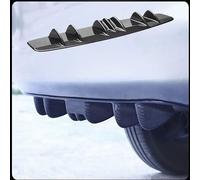 Car Rear Bumper Spoiler Diffuser for Ford KUGA 3 (III) 2019-2026, ABS Rear Bumper Splitter Lip Carbon Spoiler Fin Protector Decoration, Carbon Fiber Texture