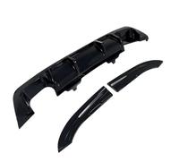 Car Rear Bumper Spoiler For BMW E60 E61 525i 525d 530i | Sport Tech Package 2005-2010 Tuning Bodykits Car Rear Bumper Diffuser Splitter(OO-- A Set)