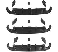 Car Rear Bumper Spoiler,for VW Golf MK VI GTI 6 GTI MK6 GTI 2.0 GTI 5K1,Rear Diffuser Bumper Lip Exhaust Bracket Spoiler Lower Plate Splitter Body Kit,C-Carbon fibre