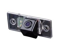 Car Rear Camera in Number Plate Light Parking Aid Reversing Camera Replacement for VW Touareg/Tiguan Santana/Jetta/Polo/Passat/Skoda Scirocco Fabia/Golf 4/6 Variant/Porsche Cayenne (SUV)