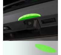 Car Rear Camera Rain Cover, 1-Pack, Waterproof Silicone Anti-Rain Shield for Vehicle Backup Cameras, Fog-Resistant with Drainage Grooves, All-Weather Protection for Cars and SUVs(A green)