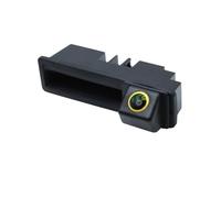 Car Rear Camera Reverse 170°AHD 1920 * 1080P Golden Vehicle Trunk Handle Rear View Camera For A3 S3 RS3 8P 2003-2013 For A4 S4 RS4 B6 Reverse Car Camera