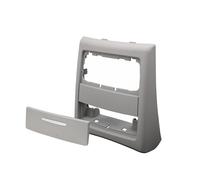 Car Rear Center Console AC Vent Grille Outer Frame Ashtray Trim Cover Panel Compatible With BMW 3 Series E90 E91 2005-2012(Model D Gray)