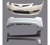 Car Rear Diffuser Bumper Body Kit Front Rear Bumper Side Skirt Tail Wing For CIIMO Convert FD2 Style Car Accessories(Front rear side)