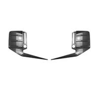 Car Rear Diffuser Bumper For BMW 2 Series M2 G87 2023-2024 MP Style Side Spats Canards Car Front/Rear Bumper Fender Trim Cover Tuning Body Kits(Style 2 Carbon Look)