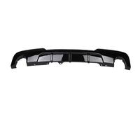 Car Rear Diffuser Bumper For BMW For 5 Series For F10 For F11 2010-2017 Rear Bumper Diffuser Diffusor Lip Black(Double Single Out)
