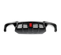 Car Rear Diffuser For BMW 5 Series F10 Sport Bumper 2010-2016 Carbon Look Rear Diffuser With LED Light(Carbon Fiber look)