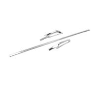 Car Rear Door Bottom Chrome Trim Tail Bumper Strips Sticker Cover For Toyota For Camry XV70 LE XLE 2018-2023(A 3pcs)