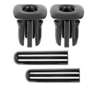 Car Rear Door Lock Pin Knob Cap Set, 4Pcs Black Plastic for 5 Series F10 F18 E39, Fits 2018 Model, Compatible with Interior Door Trim & Components(4 Sets)
