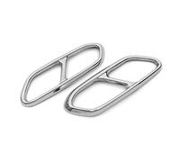 Car Rear Exhaust Tail Pipe Covers Trim Muffler Stainless Steel Accessories For Volvo V90 S90 XC90 XC60 S60 V60 Xc40