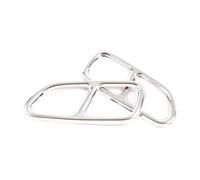 Car Rear Exhaust Tail Throat Pipe Cover Trim Muffler For Mercedes For Benz CLA 2013-2016 /SLK R172 CLS C218 SL R230 Retrofit(Silver,CLA class 2013-2016)