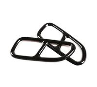 Car Rear Exhaust Tail Throat Pipe Cover Trim Muffler For Mercedes For Benz CLA 2013-2016 /SLK R172 CLS C218 SL R230 Retrofit(Black,SLK class 2009-2015)