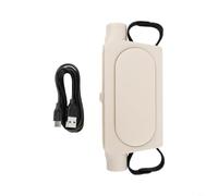 Car Rear Fan with 3000mAh Battery Three Speed Settings for Instant Cooling, Perfect for Hot Weather Driving (White)