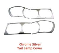 Car Rear Fog Lamp Frame Chrome Plated Tail Lamp Cover Trim Paste Style/Fit For Toyota Ipsum Picnic XM10G 1996 1998 1999 2000 2001 Stickers Rear bumper fog light frame(Head lamp trim)