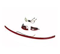 Car Rear Light A6 A7 A8 D4 D5 C8 Through Trunk Rear Lamp LED Turn Signal Width Light Modified New Streamer Through Tail Light Car Taillight Assembly(Red)