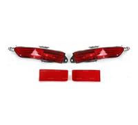 Car Rear Light Assemblies Auto Left Right Rear Bumper Reflector Warning Light Strip Bar For VW For Touareg 2011 2012 2013 2014 2015 7P6945105 7P6945106 Tail Light Lamp Lens(1Set)