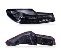 Car Rear Light Assemblies For BMW 5 Series G30 G38 Taillights 2018 2019 2020 2021 ALL Tail Lamp Turn Signal Brake Reverse Lights Rear Tail Light Lamp Lens(Smoke Cover)