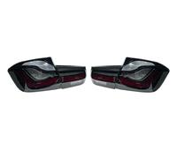 Car Rear Light Assemblies For BMW For M3 F30 F80 GTS OLED Type Taillights Tail Light Rear Lamp LED DRL Running Signal Brake Reversing Parking Lighthouse Facelift Tail Indicator Lamp(Dark Grey)