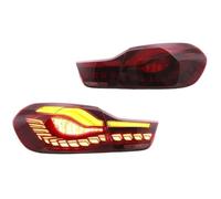 Car Rear Light Assemblies For BMW For M4 F32 F33 F36 F82 F83 420i 430 435 428 440 GTS 2014-2020 LCI Tail Lights Rear Light Taillight OLED Tail Lamp Rear Tail Light Assembly(Pair of Red)