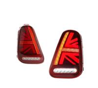 Car Rear Light Assemblies For BMW For Mini For Cooper R50 R52 R53 2001-2007 2PCS Union Jack Style LED Tail Light With Brake Reverse Turn Signal(2PCS Red)
