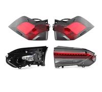 Car Rear Light Assemblies LED Rear Tail Light For Toyota For RAV4 2019 2020 2021 2022 2023 Driving Dynamic Turn Signal Brake Lamp Car Accessories 3 Functions Tail Light Lamp Lens(1set LED tail light)