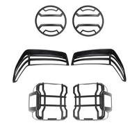 Car Rear Light Cover Trims Car Front Headlight/Tail Light/Wheel Eyebrow Lamp Guards Cover Trim For Jeep For Wrangler JL 2018-2023 2024 Exterior Accessories Light Guard