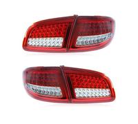 Car Rear Light For Hyundai For Santa For Fe 2006-2012 LED Tail Lamp DRL Signal Brake Reverse Auto Car Styling SantaFe Tail Lights Car rear light assembly(Red white)