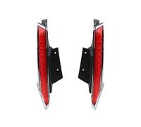 Car Rear Light For Nissan For Xtrail For X-trail X For trail 2014 2015 2016 2017 2018 2019 2020 Car LED Rear Bumper tail light Brake Light Reflector Lamp Car Taillight Assembly(Chrome frame)