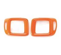 Car Rear Light Tail Back Lamp For Renegade 2016-2022 Car Tail Light Cover Trim Car Lamp Hood Taillight Guard Decoration(Orange-pair)