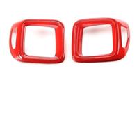 Car Rear Light Tail Back Lamp For Renegade 2016-2022 Car Tail Light Cover Trim Car Lamp Hood Taillight Guard Decoration(Red-pair)