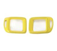 Car Rear Light Tail Back Lamp For Renegade 2016-2022 Car Tail Light Cover Trim Car Lamp Hood Taillight Guard Decoration(Yellow-pair)