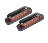 Car Rear Light Truck 10LED 360 Strobe Light | Warning Flashing Beacon Lamp Top Cab Roof Lamp Side Marker Lamp For Trailer Tractor Caravan 12V 24V(2 x 10 LED)