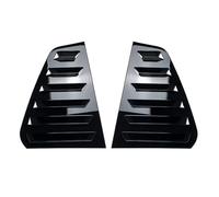 Car Rear Louver Window Side Shutter Cover Fit For VW Golf MK7 MK7.5 2013-2019 Trim Sticker Vent Scoop ABS Rear Side Window Louvers(Gloss Black)