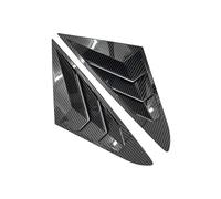 Car Rear Louver Window Side Shutter Cover Trim Compatible For Hyundai Sonata 9th 2015 2016 2017 2018 2019 Sticker Vent Scoop Blind Sha(Carbon Fiber Look)