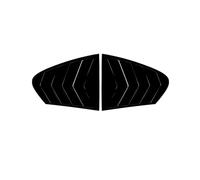 Car Rear Louver Window Side Shutter Cover Trim Sticker Vent Scoop Compatible For BMW 5 Series F10 525i 530i 2011-2017 Car Styling(Glossy Black)