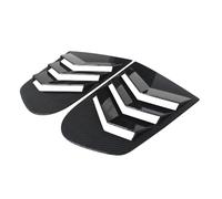 Car Rear Louver Window Side Shutter Cover Trim Sticker Vent Scoop Compatible For Volkswagen Scirocco 2009-2018 Car Accessories(Carbon Fiber Look)
