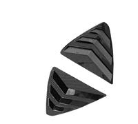 Car Rear Quarter Side Window Louver Vent Cover Shutter Panel Trim For Mazda CX-5 CX5 Accessories 2017 2018 2019 2020 2021 2022(Carbon Style)