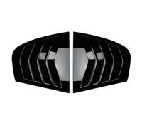 Car Rear Quarter Window Louver Blinds for BMW 3 Series e90 320i 330i M3 2005-2011, Side Window Air Vent Shutters ABS Plastic Shade Cover Trim,Black