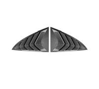 Car Rear Quarter Window Louver Blinds for Tesla Model 3 2017-2023, Side Window Air Vent Shutters ABS Plastic Shade Cover Trim,Carbon Fiber