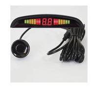 Car Rear Reversing Radar Parking Sensor Kit Backlight Display With Switch Reverse Backup Monitor Detector 4 Vehicles Assist Sensor(Black)
