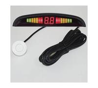 Car Rear Reversing Radar Parking Sensor Kit Backlight Display With Switch Reverse Backup Monitor Detector Vehicles Assist Sensor(White)