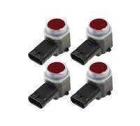 Car Rear Reversing Radar PDC Parking Sensor Assistance CJ5T-15K859-AAW CJ5T15K859AAW Parking Assist Sensor(4PCS Red)