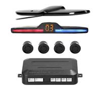 Car Rear Reversing Radar Reverse Kit Vehicle Parking Sensor Backup Assist With Distance Displa Car Parking Sensor(Black)