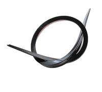 Car Rear Roof Lip Spoiler Wing Car Rear Trunk Lid Tail Wing Lip Trim Universal Soft Spoiler Sticker 1.2/1.5m Bonnet Hatch Gate Lightweight Roof Flexible