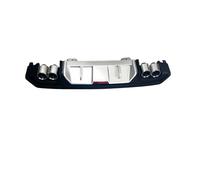 Car Rear Roof Spoiler Rear Bumper Diffuser Lip Air Dam Splitter Chin Protector Tuning Trim Refit Body Kit For Civic 10th Gen Sedan 2016-2020(Silver-black)