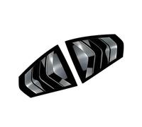 Car Rear Side Vents Window Louvers Shutter Cover For 3 Series G20 320i 325i 330i 2019 2020 2021 2022 2023 Car Rear Spoilers(Gloss Black)